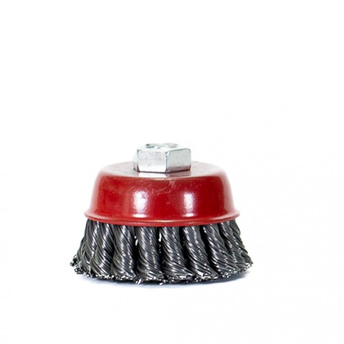 Cepillo Copa Acero Trenz. 100mm