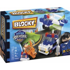 Bloque Super Policias X 70 Piezas Blocky 670
