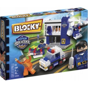 Bloques Super Policias X 150 Piezas Blocky 01