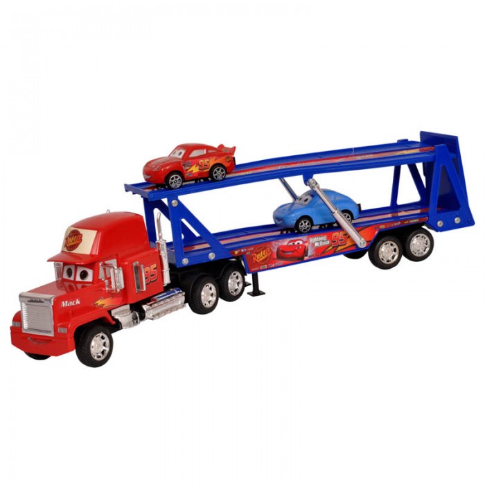 Camión Transportador Cars Mack Carrier Fricción