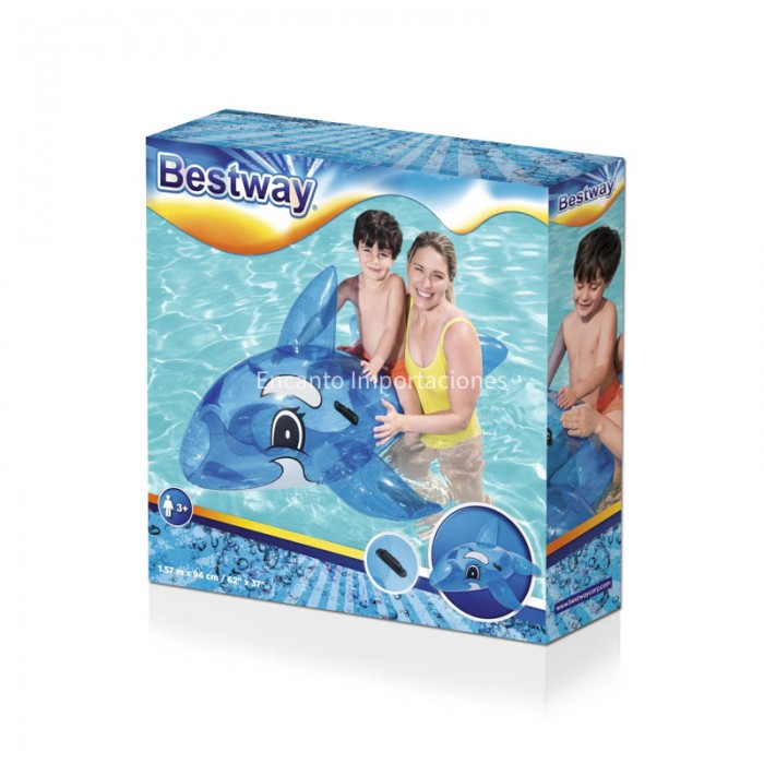 Delfín/ Ballena Inflable 1.57X94cm En Caja Bestway 41037