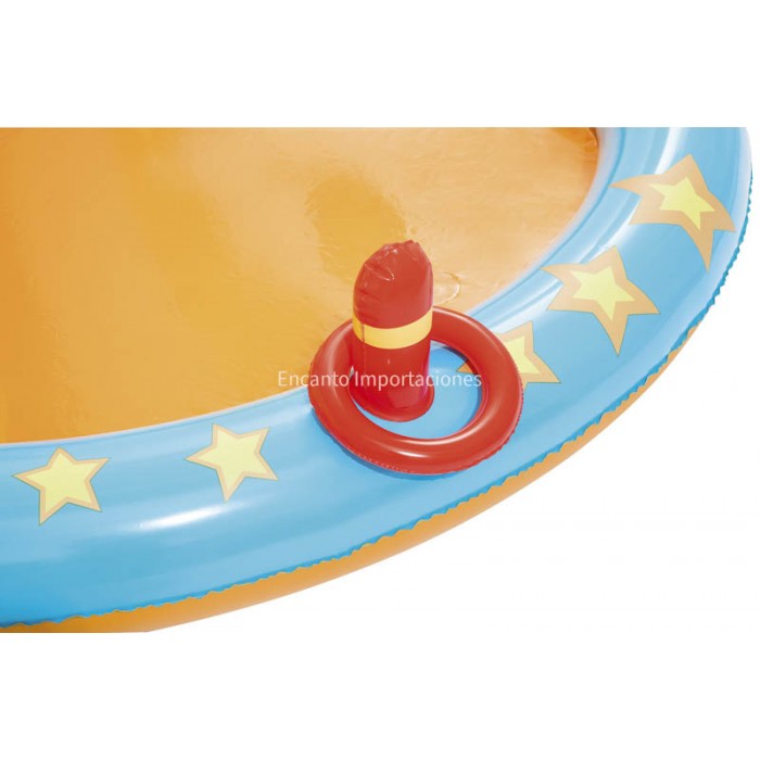 Pileta Inflable Con Tobogán/Bowling/Lluvia/Centro De Actividades Bestway 53068