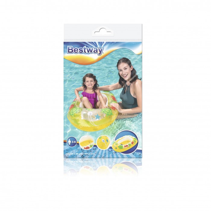 Bote Inflable 102X69cm En Bolsa Bestway 34037