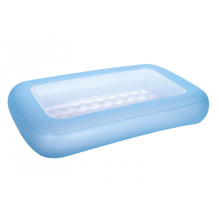 Pileta Inflable Rectangular 1 Aro Con Piso Inflable 165X104X25cm Bestway 51115