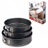 Torteras desmontables x 3 Redondas 20/26/28 cm