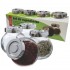 Especieros de vidrio Set x4
