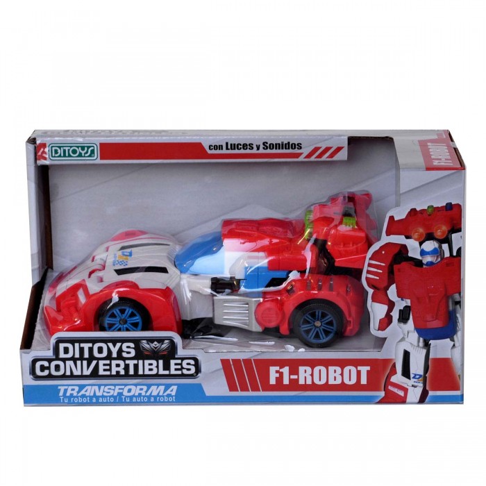Robot Transformer Convertible Auto F1 Ditoys 2405