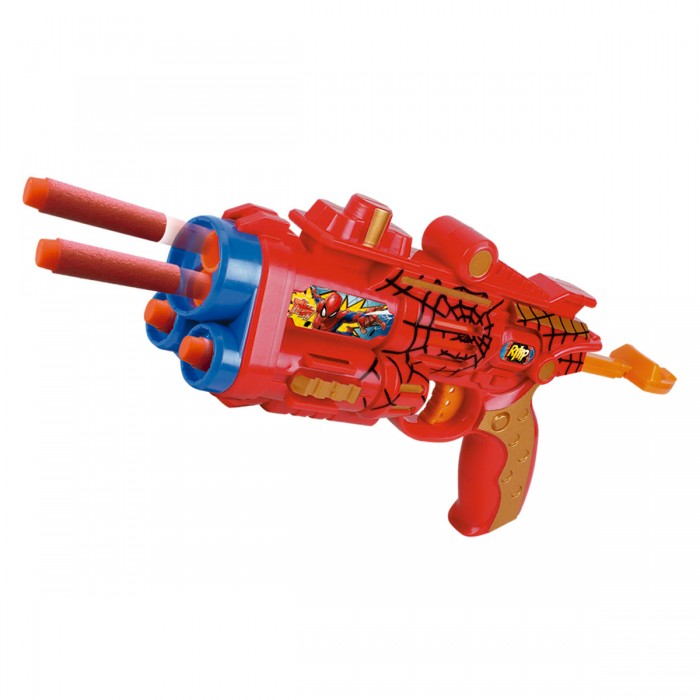 Pistola Power Strike Spiderman Ditoys 2423