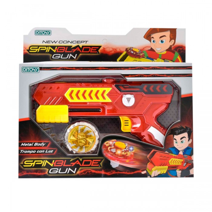 Pistola Lanza Trompo Spin Blade Ditoys