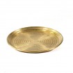 Bandeja Plato Metal 26Cm Numbai Dorado 0503057