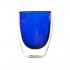 Vaso Doble vidrio Blue 350ml