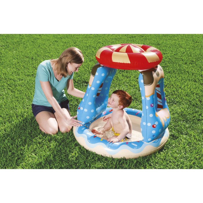 Pileta Inflable Candy Con Techo +50UV 91X91X89cm Bestway 52270