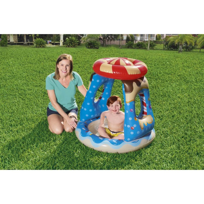 Pileta Inflable Candy Con Techo +50UV 91X91X89cm Bestway 52270