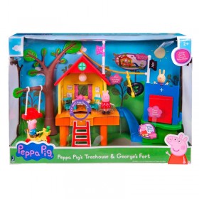 Peppa Pig Figura Casa Del Árbol Con Accesorios