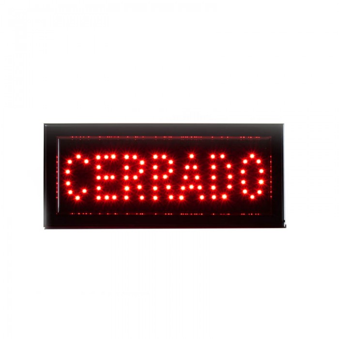 Cartel Luminoso Led Chico 14.5 x 34 cm
