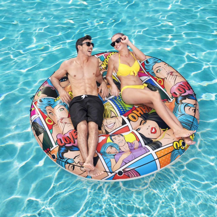 Colchoneta Inflable Pop Art 188 cm 43264 Bestway Caja