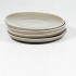 Plato de postre ceramica gris