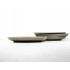 Plato De Postre Cerámica 20cm Gris 742