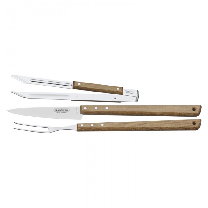 Juego Asado x 3 pcs Largo Tramontina