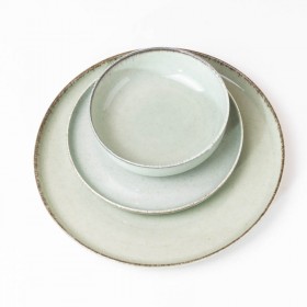 Plato Postre 19 cm Green Porcelana 449P