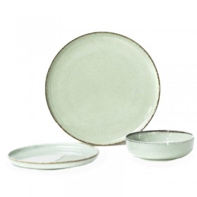 Plato Postre 19 cm Green Porcelana 449P