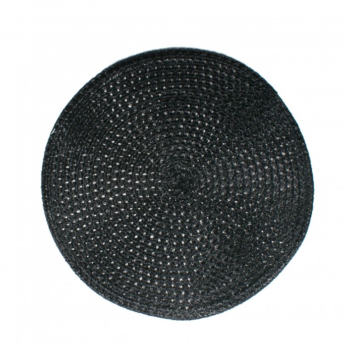 Individual Black De Mesa Redondo 37cm