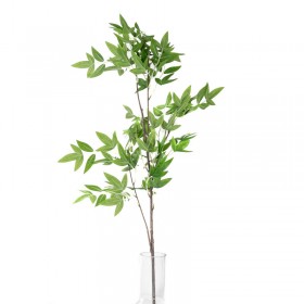 Rama Artificial Hojas Verdes 114 cm