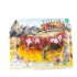 Animales de la Granja x 4 pcs Blister 10 x 5.5 cm