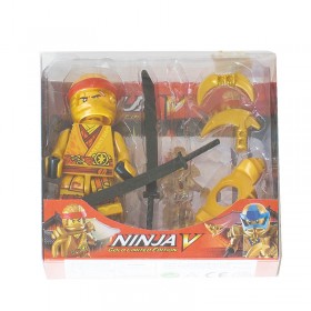 Muñeco Ninja Dorado