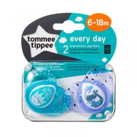 Chupete x2 6-18m Every Day Ortodontico Tommee Tippee 53306240