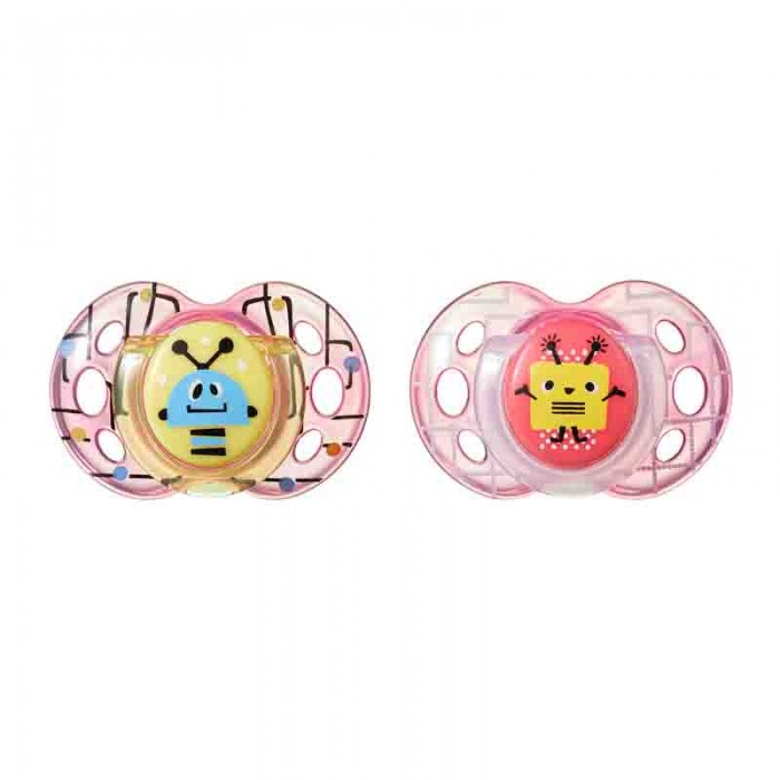 Chupete x2 6-18m Fun Style Ortodontico Tomme Tippee 53306940