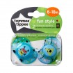 Chupete x2 6-18m Fun Style Ortodontico Tomme Tippee 53306940