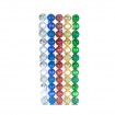 Navidad Bola x 12pcs 5cm Brillante Mate Glitter Tubo