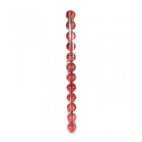 Navidad Bola x 12 5 cm Rojo, Liso y Deco Tubo 15F02S02027-C5