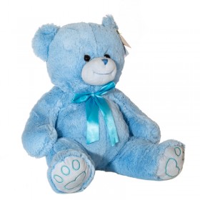 Peluche Oso Sentado con Moño 35cm