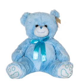 Peluche Oso Sentado con Moño 35cm