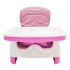 Silla de Comer para bebe Booster con Tapizado Rosa