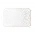 Alfombra De Baño Blanco Microfibra Pie 40X60 cm