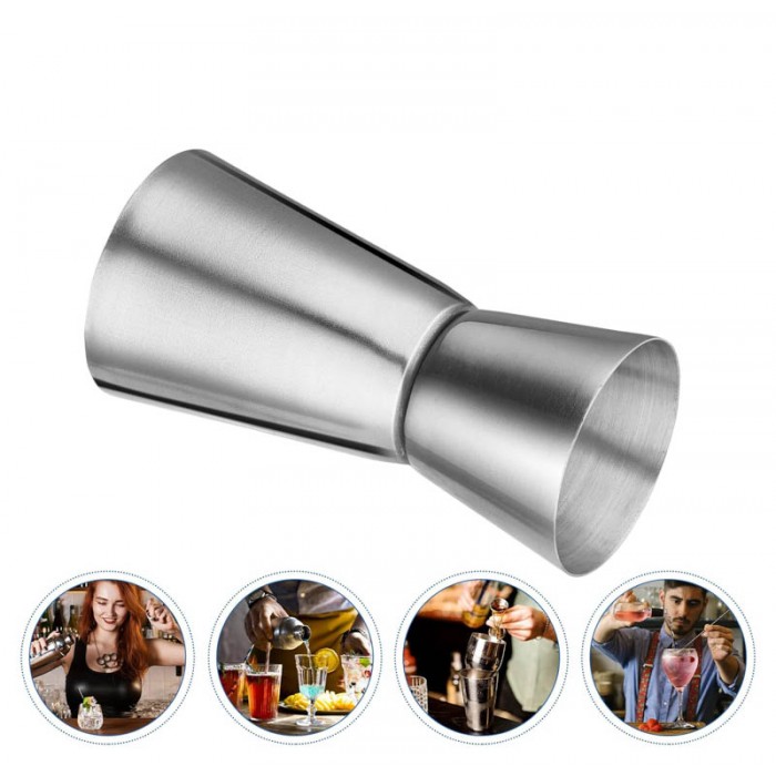 Jigger Medidor Doble Acero Inoxidable