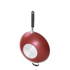 Wok Sartén Loreto Rojo 36 cm Mango