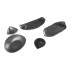 Bowl Triangular 10cm Black Mate Melamina