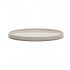 Plato Playo Net Color Crema De Cerámica 27cm