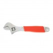 Llave Ajustable 10" Mango Engomado Rojo