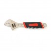 Llave Ajustable 8" Mango Goma Negro y Rojo