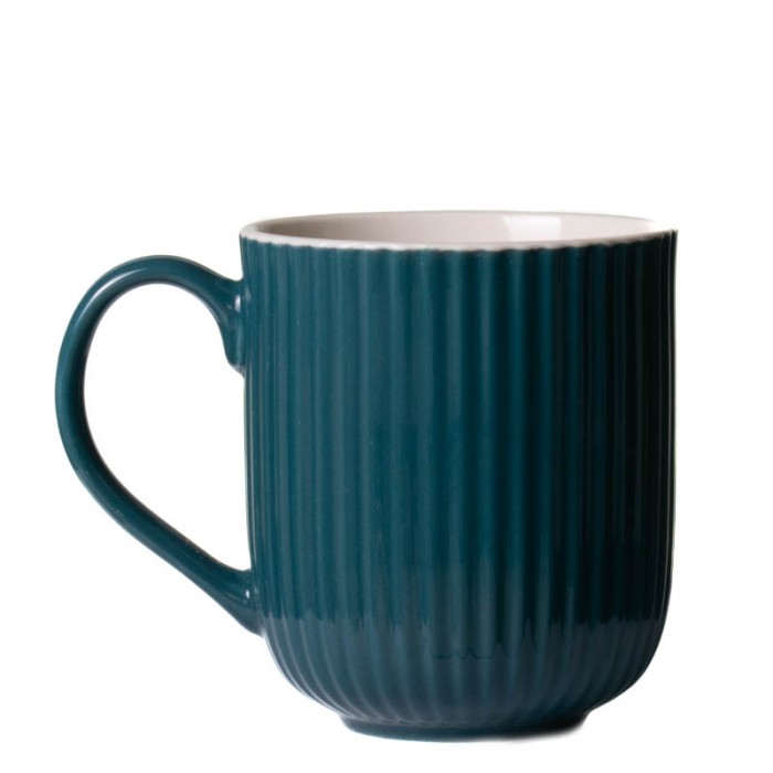 Jarro Mug Porcelana Relieve 400cc