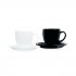 Set De Té x 6 Tazas y Plato Carine Luminarc Vidrio Templado 220cc