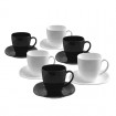 Set De Té x 6 Tazas y Plato Carine Luminarc Vidrio Templado 220cc