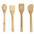 Set Utensilios x 4 madera 30cm