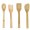 Set Utensilios x 4 madera 30cm
