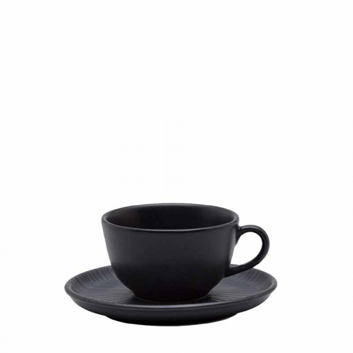 Taza Te Con Plato Onix 200cc 14Cm A0041C05